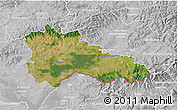 Satellite 3D Map of Hodonín, lighten, desaturated