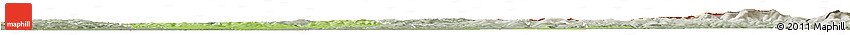 Physical Horizon Map of Hodonín, semi-desaturated