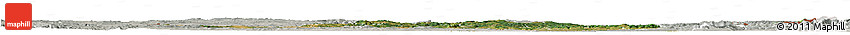 Satellite Horizon Map of Jihomoravský Kraj, lighten, semi-desaturated
