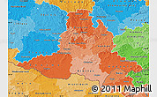 Political Shades Map of Jihomoravský kraj