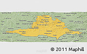 Savanna Style Panoramic Map of Jihomoravský kraj