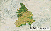 Satellite 3D Map of Vyškov, lighten