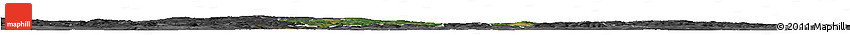 Satellite Horizon Map of Vyškov, darken, desaturated