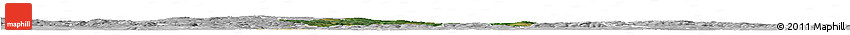 Satellite Horizon Map of Vyškov, lighten, desaturated