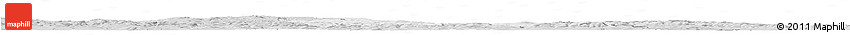 Silver Style Horizon Map of Vyškov