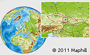 Physical Location Map of Vyškov, highlighted parent region