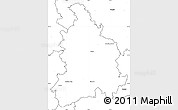 Blank Simple Map of Vyškov