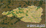 Satellite 3D Map of Znojmo, darken