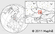 Blank Location Map of Znojmo