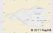 Classic Style Map of Znojmo, single color outside