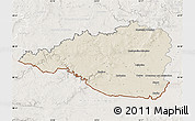 Shaded Relief Map of Znojmo, lighten