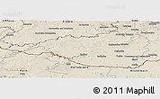 Shaded Relief Panoramic Map of Znojmo