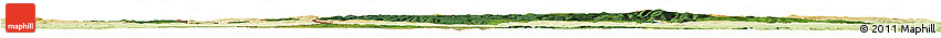 Satellite Horizon Map of Karlovarský Kraj, physical outside