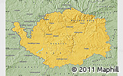 Savanna Style Map of Karlovarský kraj