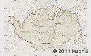 Shaded Relief Map of Karlovarský kraj, lighten