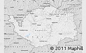 Silver Style Map of Karlovarský kraj