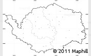 Blank Simple Map of Karlovarský kraj, cropped outside, no labels