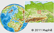 Physical Location Map of Sokolov, highlighted parent region