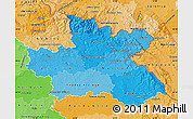 Political Shades Map of Královéhradecký kraj