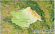 Physical 3D Map of Rychnov n.K., satellite outside