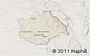 Shaded Relief 3D Map of Rychnov n.K., lighten