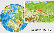Physical Location Map of Rychnov n.K.