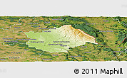 Physical Panoramic Map of Rychnov n.K., satellite outside