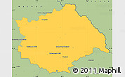 Savanna Style Simple Map of Rychnov n.K.