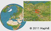 Satellite Location Map of Trutnov