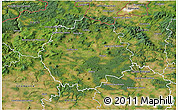 Satellite 3D Map of Česká Lípa