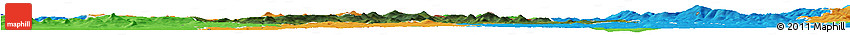 Satellite Horizon Map of Česká Lípa, political outside