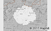 Gray Map of Česká Lípa