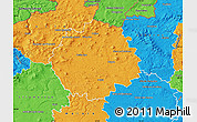 Political Map of Česká Lípa