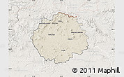 Shaded Relief Map of Česká Lípa, lighten