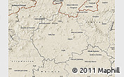 Shaded Relief Map of Česká Lípa