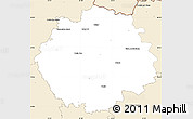 Classic Style Simple Map of Česká Lípa