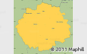 Savanna Style Simple Map of Česká Lípa