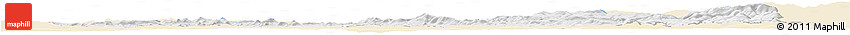 Classic Style Horizon Map of Liberecký Kraj, single color outside