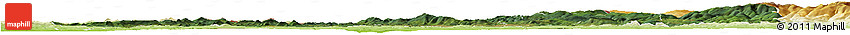 Satellite Horizon Map of Liberecký Kraj, physical outside
