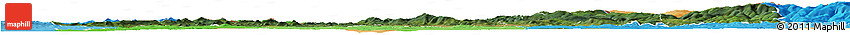 Satellite Horizon Map of Liberecký Kraj, political shades outside