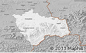 Gray 3D Map of Frýdek-Místek