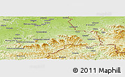 Physical Panoramic Map of Frýdek-Místek