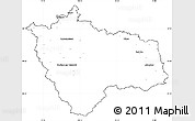 Blank Simple Map of Frýdek-Místek, cropped outside