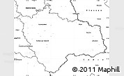 Blank Simple Map of Frýdek-Místek