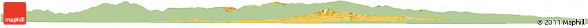 Savanna Style Horizon Map of Jeseník, single color outside