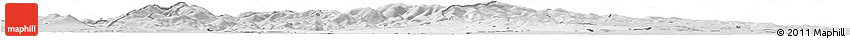 Silver Style Horizon Map of Jeseník