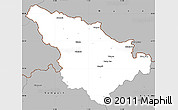 Gray Simple Map of Jeseník