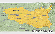 Savanna Style 3D Map of Pardubický kraj