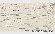 Shaded Relief 3D Map of Pardubický kraj