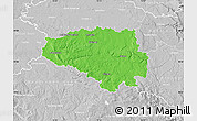 Political Map of Chrudim, lighten, desaturated